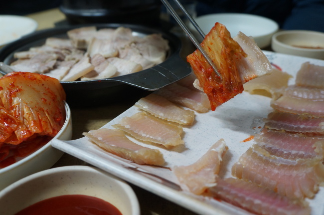 Hongeo (Photo by Im Eun-byel / The Korea Herald)