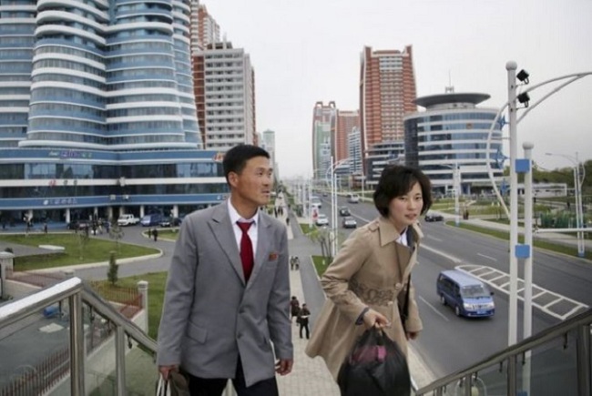 University students in Pyongyang (AP)