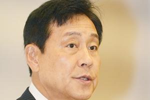 3연임 확정지은 김정태 하나금융그룹 회장.