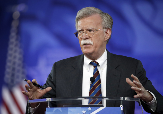 Former US Ambassador to the UN John Bolton (AP file photo-Yonhap)