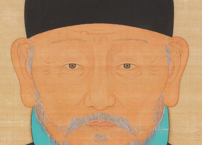 A portrait of Yi Seong-gye, founder of the Joseon Kingdom, shows a lump above his right eyebrow. (Nulwa)