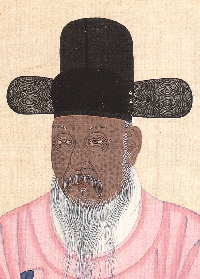 A portrait of a high-ranking government official named Oh Myung-hang shows a symptom of lcterus melas, a dark discoloration of the skin due to terminal liver cirrhosis. (Nulwa)