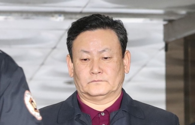 Lee Young-bae, one of former president Lee Myung-bak's close associates. (Yonhap)