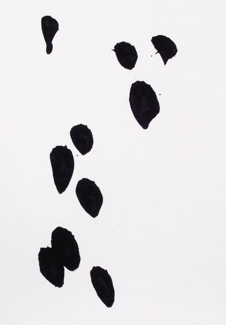 ①황염수(Hwang YeomSoo)/장미/캔버스에 유채/11.7×16.6 cm/1995 ②차규선(Cha KyuSun)/산수유/캔버스에 혼합재료/90.5×73cm/2007 ③이배(Lee Bae)/파리에서 (a｀ Paris)/종이에 인디언 잉크/80×61cm/2008 ④장욱진(Chang UcChin)/무제/종이에 수묵/59.5×29cm/1980. [제공=헤럴드아트데이]