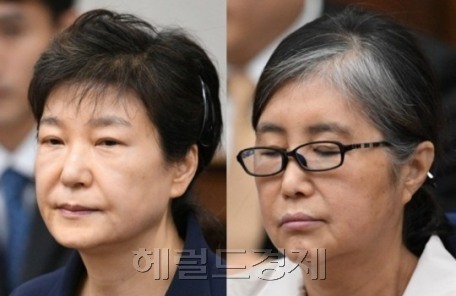 2014년 4월 16일 세월호 참사 당일 박근혜(66ㆍ왼쪽) 전 대통령이 ‘비선 실세’ 최순실(62) 씨와 함께 있었다는 사실이 검찰 수사 결과 드러났다. [사진=헤럴드경제DB]