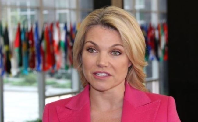US State Department spokeswoman Heather Nauert. (Yonhap)
