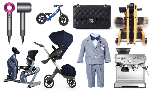 Items available for rent at rental platform Myomee (Lotte Rental)