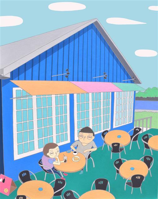 양은혜, 아메리카노, 캔버스에 아크릴, 130.3×97.0cm, 2012
[제공=슈페리어갤러리]