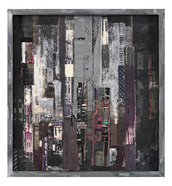 이영하, Architectural Image, Stiching with Silkscreen and Printed fabric, 30×35cm, 2017
[제공=누크갤러리]