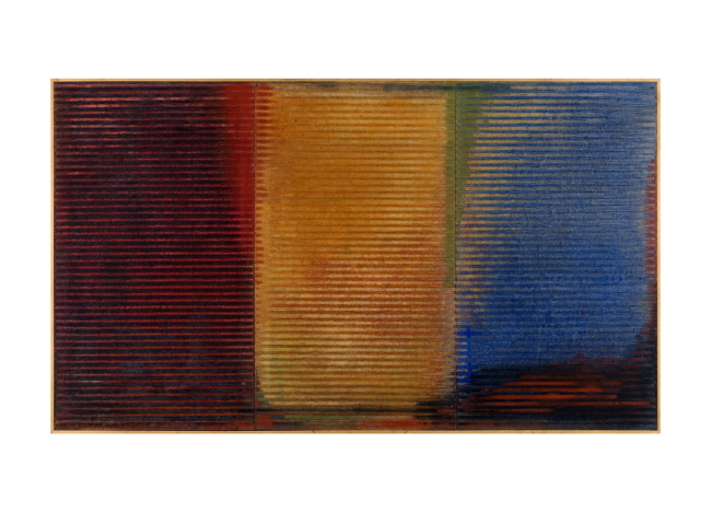 전광영, ONT-012, 1976, oil on canvas, 131x227cm, [사진제공=PKM갤러리]