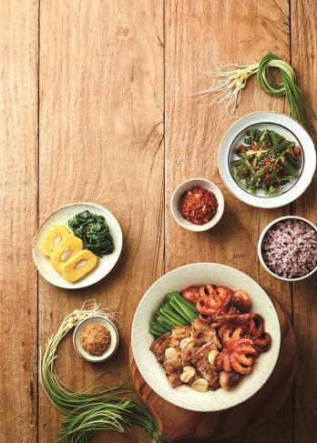 본도시락 봄주꾸미 달래삼겹구이.