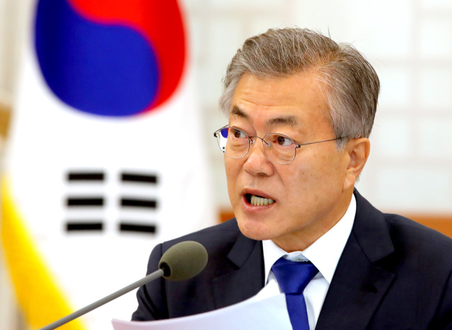 President Moon Jae-in (Yonhap)