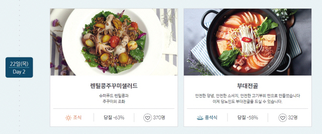 박재연 닥터키친 대표와 닥터키친이 제공하는 메뉴들 탄수화물, 지방, 나트륨을 대폭 낮춰 당뇨 환자들도 먹을 수 있게 고려했다.  [사진=윤병찬 기자/yoon4698@]