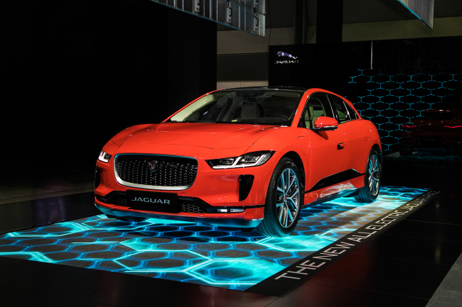 Jaguar Land Rover Korea’s luxury electric vehicle dubbed I-Pace (Jaguar Land Rover Korea)