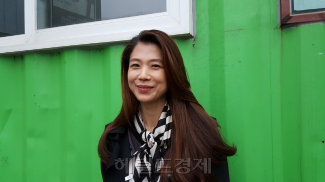 ‘예지맘의 괜찮아’의 오민주 씨. [정세희 기자/ say@heraldcorp.com]