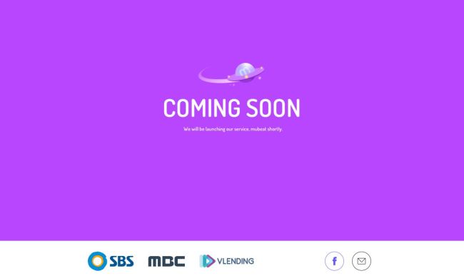 A screen grab of Mubeat site as of 1:30 p.m., April 20, 2017.