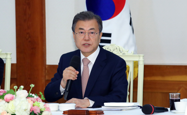 President Moon Jae-in (Yonhap)