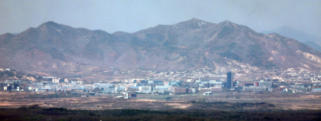 A joint industrial complex in the North Korean border city of Kaesong (Yonhap)
