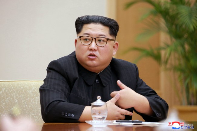 A photo released by the North Korean Central News Agency (KCNA), the state news agency of North Korea, shows a meeting of the Political Bureau of the Central Committee of the Workers' Party of Korea held on under the guidance of Kim Jong-un, chairman of the WPK and chairman of the State Affairs Commission of the DPRK, in Pyongyang, North Korea, 09 April 2018 (issued 20 April 2018).
