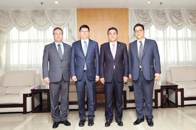 지난 17일 중국 베이징을 방문한 ‘일대일로 한중문화콘텐츠 교류 민간 사절단’.