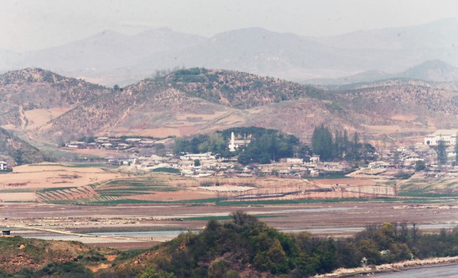 A view of North Korea's Hwanghae Province. (Yonhap)
