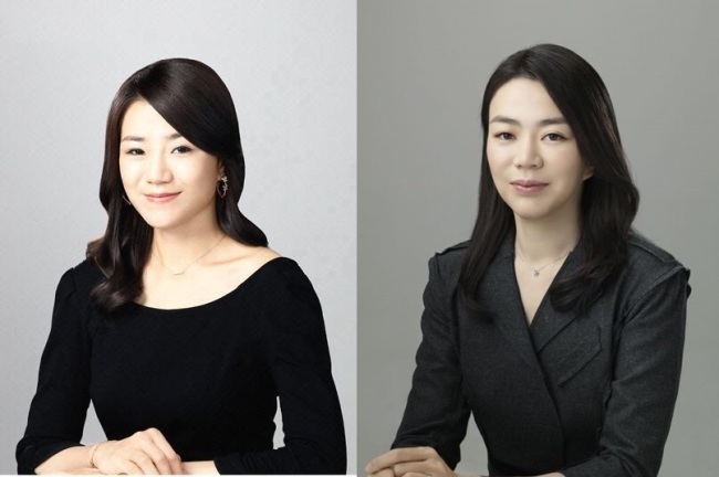 Sisters Cho Hyun-min (left) and Cho Hyun-ah (Korean Air)