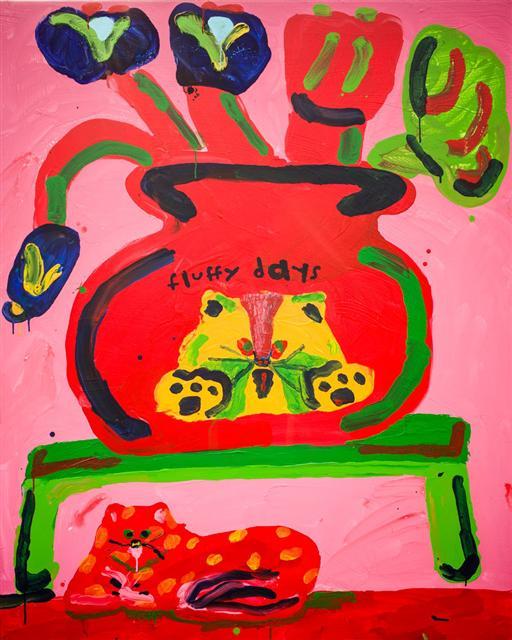 Misaki Kawai, Fluffy Days, Acrylic on Canvas, 162×130 cm, 2018  [제공=롯데갤러리]