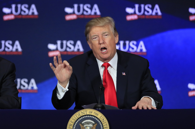 US President Donald Trump. Yonhap