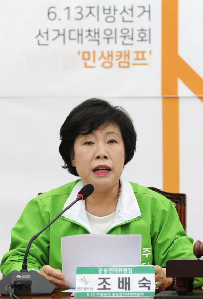 조배숙 민주평화당 대표. [사진=연합뉴스]