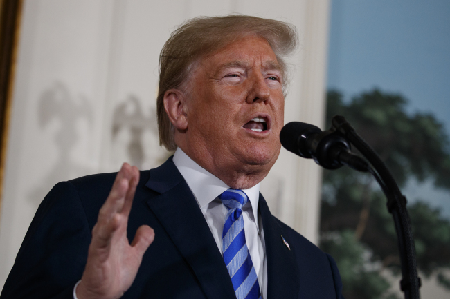 US President Donald Trump. Yonhap