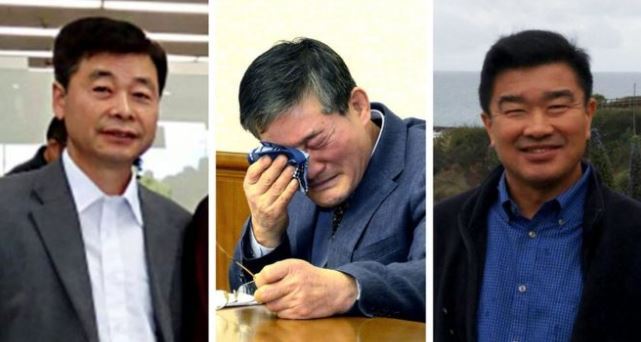 왼쪽부터: 김학송, 김동철, 토니 김 (사진=로이터,AFP-연합뉴스)