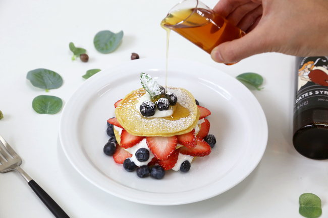 Dano’s whole grain pancake mix. Dano