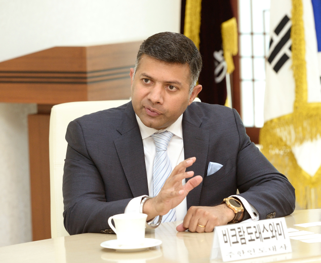 Indian Ambassador to Korea Vikram Doraiswami (Indian Embassy in Korea)