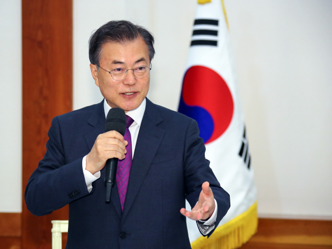 President Moon Jae-in (Yonhap)