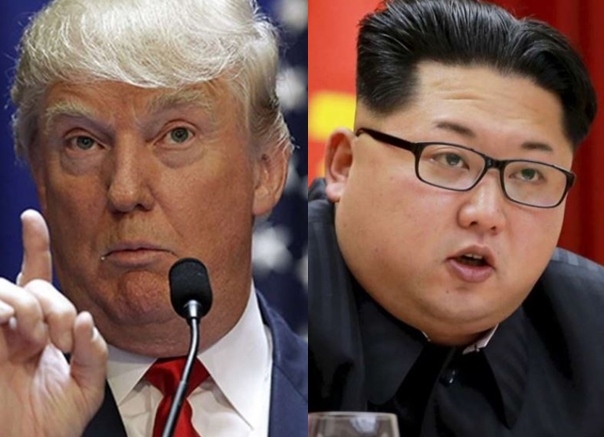 US President Donald Trump, left, and North Korean leader Kim Jong-un (Reuters)