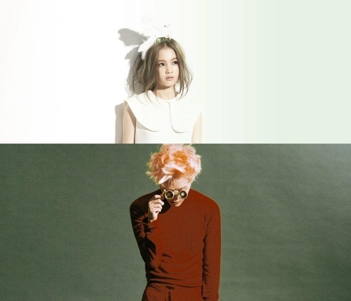 Singer Lee Hi (top) and Zion T (YG Entertainment)