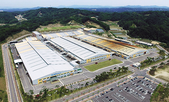 영주시 장수면에 들어선 일진베어링 공장 전경.  [사진제공=영주시]