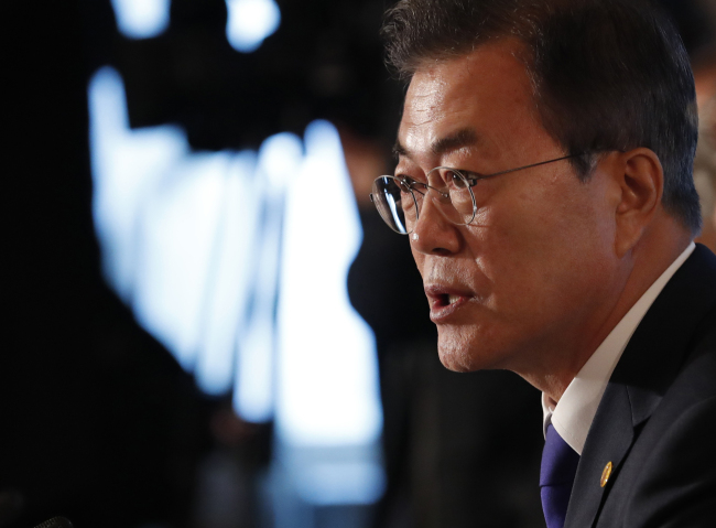 President Moon Jae-in (AP-Yonhap)