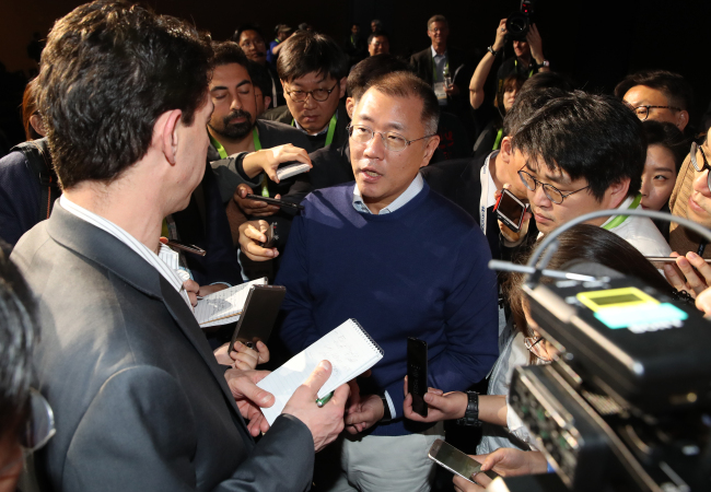 Hyundai Vice Chairman Chung Eui-sun (Yonhap)