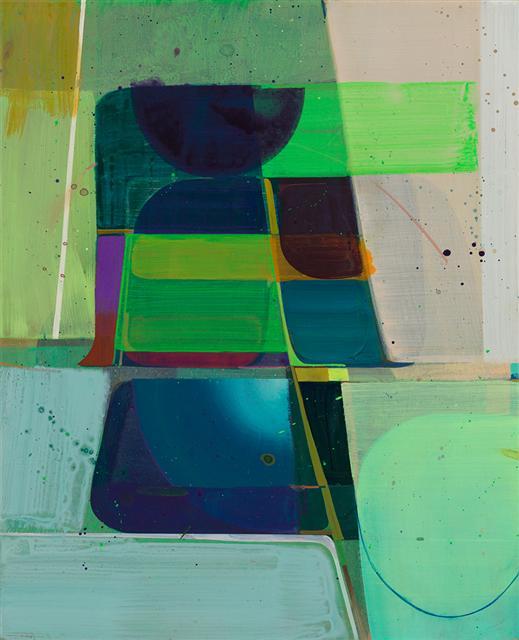 성낙희, Transpose 8, 2018, Acrylic on canvas, 65×53 cm  [제공=갤러리 엠]