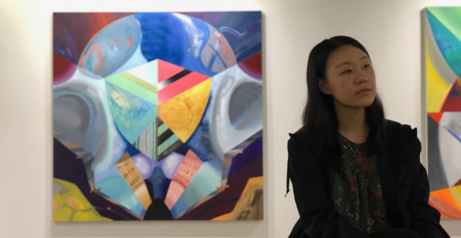 중국 바링허우 대표작가 지엔처 [사진=이한빛 기자/vicky@]