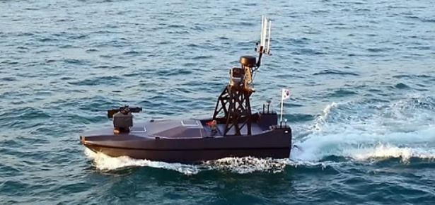 This file photo provided by the Defense Acquisition Program Administration shows an unmanned surface vehicle under development by DAPA. (Yonhap)