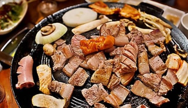 "Samgyeopsal," or pork belly (Yonhap)