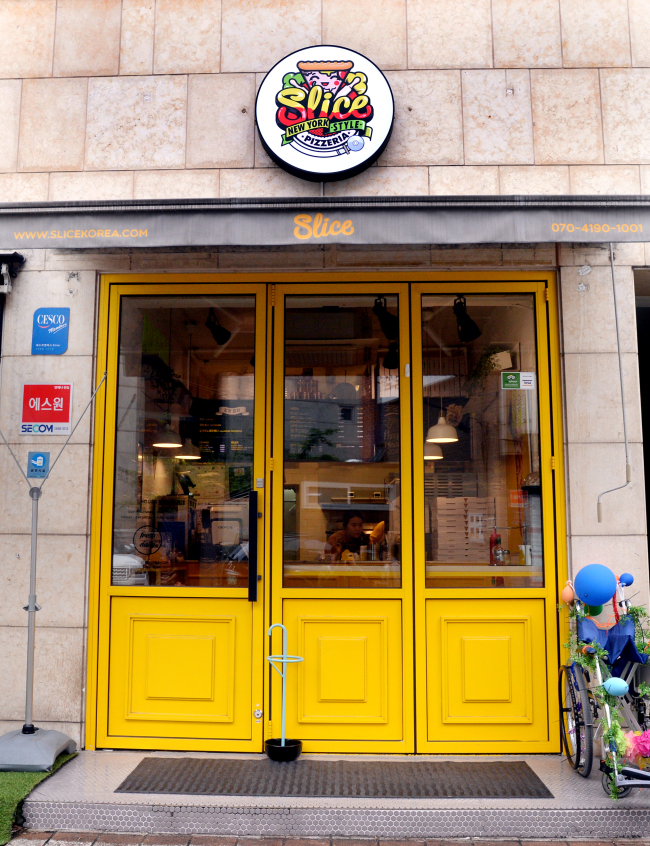 Pizzeria Slice. Park Hyun-koo/The Korea Herald