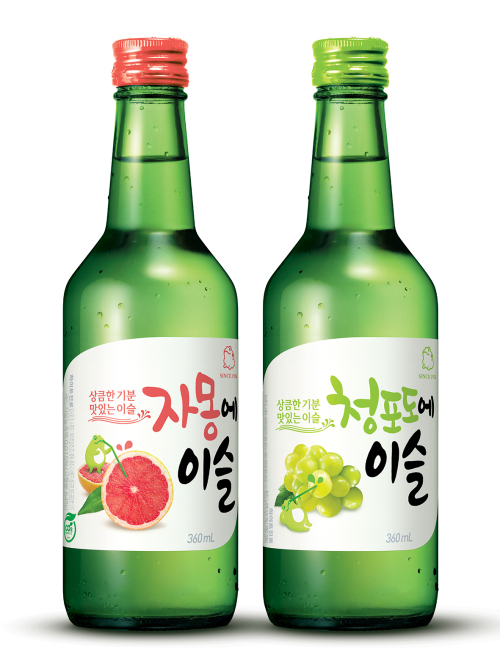 하이트진로 과일리큐르 제품군 라벨 변경