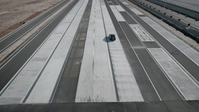 Hyundai Mobis' test driving track in Seosan (Hyundai Mobis)