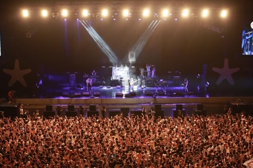 This photo provided by the Incheon Pentaport Rock Festival shows a view of the 2017 festival. (Yonhap)