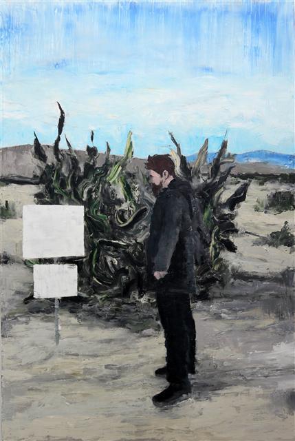 김윤섭, 순례자 사막, oil on canvas,
194×130cm, 2018. [제공=스페이스K]