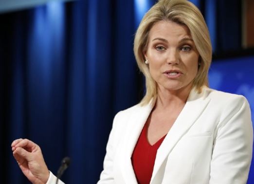 US State Department spokeswoman Heather Nauert (Reuters)