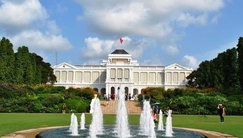The photo shows the Istana, Singapore's presidential palace, on May 14, 2018. (Yonhap)